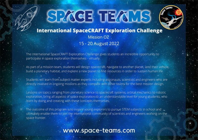 Space Teams for Mission Oz